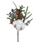 Haste Pick Com Algodão E Pinha 20cm | Formosinha